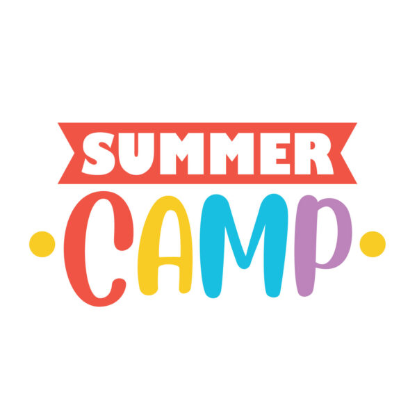 Vector Illustration Of Summer Camp Kids
